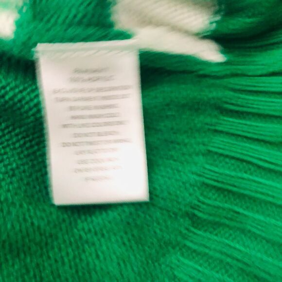 🔥🔥5 for $25🔥🔥tiara international elf green white Christmas sweater jingle bells - Picture 10 of 10